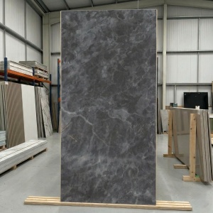 Placă PVC Decorativă Model Anthracite Cloud 2.4m x 1.22m Grosime 2.5mm