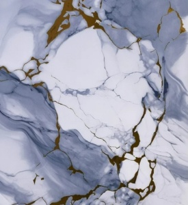 Placă PVC Marmură Premium – Blue & Gold Elegance 2.8 m x 1.22 m Grosime 2.5 mm - Img 3