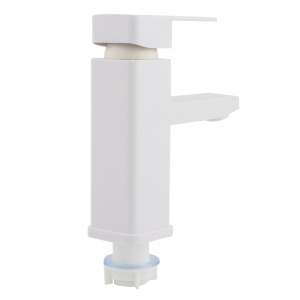 Baterie baie din plastic, PLAMIX Kub-001 Alb - Img 5