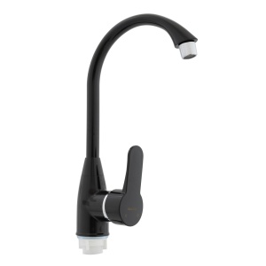 Baterie bucatarie din plastic PLAMIX Mario-011 Black - Img 2