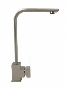 Baterie bucatarie MIXXUS KUB-011 din otel inoxidabil, Monocomanda, Racorduri incluse - Img 3
