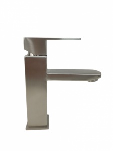 Baterie lavoar MIXXUS KUB-001 din otel inoxidabil, Monocomanda, Racorduri incluse - Img 3