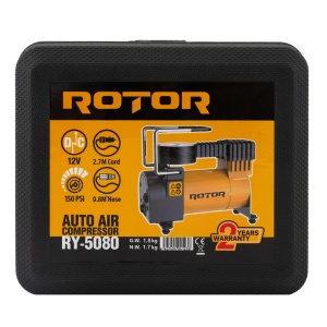 Compresor auto ROTOR RY-5080 , tensiune alimentare 12V, 10 bar / 150 psi, 30 L/min - Img 7