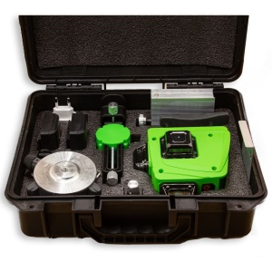 Nivela Laser Procraft LE-4G, fascicul verde, 2 acumulatori /4Ah, telecomanda, accesorii suport - Img 2