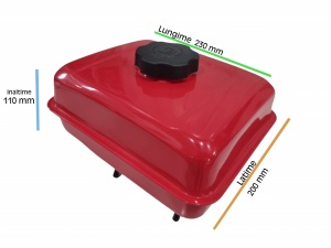 Rezervor compatibil cu generatoare Honda GX140, GX160,GX 200 /generatoare chinezesti/ motocultor - Img 2