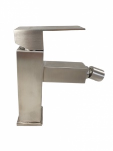 Baterie bideu MIXXUS KUB-002 din otel inoxidabil, Cap pipa 360 grade, Monocomanda, Racorduri incluse - Img 3