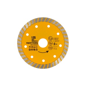 DISC DIAMANTAT 125x2.2 x10x22.23 Turbo Rotor - Img 2