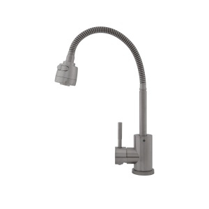 FB-011 Ref Baterie bucatarie SUS 304 pipa flexibila 2 functii crom mat VITAL FLOW - Img 3
