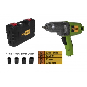 Masina de insurubat cu impact Procraft ES1450, 1450W, 450Nm - Img 1