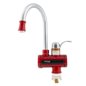 MIXXUS Electra 240-E Red robinet instant electric pentru apa, 3 kW din plastic si otel inoxidabil - Img 3