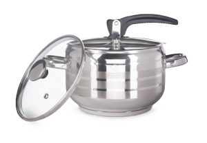 Oala sub presiune, cu capac din sticla, 5l, Grunberg PC5