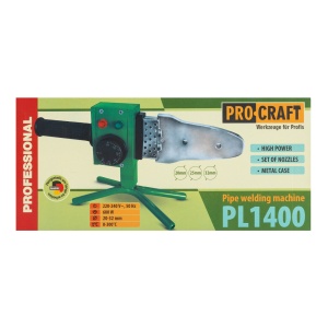 Plita PPR Procraft PL1400, ciocan sudura 600W, 50-300 grade, 20 25 32 mm - Img 2