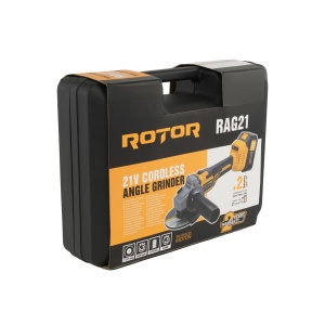 Polizor unghiular pe acumulator ROTOR RAG21 21V/3 Ah,820 W ,8500 rot/min,Brushless - Img 6