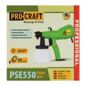 PSE550 pistol de vopsit PROCRAFT - Img 2