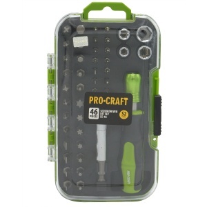 Set de biți PROCRAFT (46 piese) SS-46 - Img 2