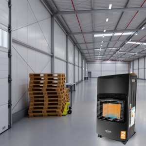 Soba pe gaz GPL pliabilă BÖHM BF-003B , 4,20 kW , 3 trepte de putere , 20-80 m² , Regulator GPL + Furtun GPL 1,5 m - Img 5