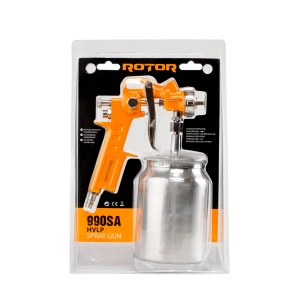 990SA Pistol vopsea metal compresor rezervor metalic ROTOR - Img 4