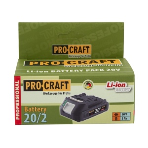 Acumulator PROCRAFT 20V, 2Ah , LI-ION - Img 3