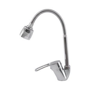 Baterie bucătărie cu pipa flexibilă, 2 funcții, seria WAVE FLOW WAVE-Z-777 - Img 3
