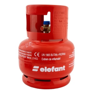 Butelie camping din metal cu talpa si guler de protectie pentru conector 5L ELEFANT - Img 2