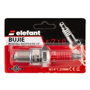 F7TC Bujie pentru motoare 4T, 170P, M14*1.25MM, Elefant - Img 2