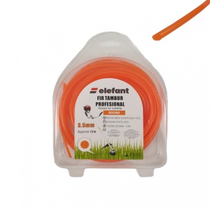 FIR TAMBUR (ROTUND ORANGE) 3.5mm x 15m, Elefant
