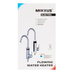 MIXXUS Electra 340-ES robinet instant electric pentru apa, 3 kW din plastic si otel inoxidabil - Img 4