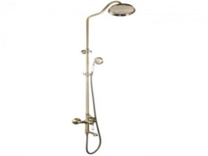 MIXXUS PREMIUM VINTAGE BRONZE 009-J baterie baie cu coloana de dus din alama - Img 3
