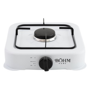 Plită cu un arzător pe gaz BÖHM BG-2811-W alb - Img 2