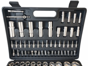 RS108 ROTOR Trusa chei tubulare 108 bucati in carcasa din plastic - Img 3
