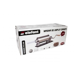 Aparat de umplut Carnati Elefant KY-2008PA, 4 kg, metal/inox, Orizontal/Rabatabil 4 palnii, prindere de masa - Img 6
