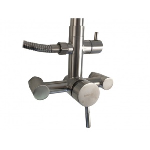 Coloana de dus Mixxus SAS-003-J, telescopica, 120 cm baterie si para, monocomanda, furtun flexibil - Img 2