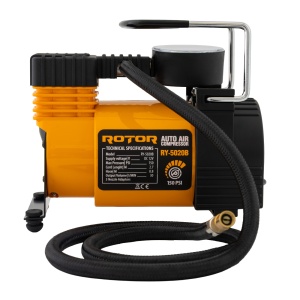 Compresor auto ROTOR RY-5020B, tensiune alimentare 12V, 10 bar / 150 psi, 30 l/min - Img 2