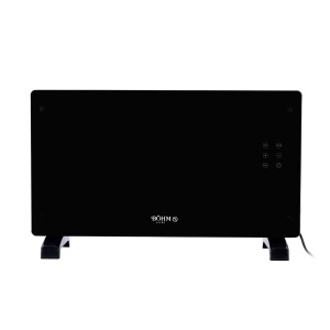 Convector panou sticla de perete/podea cu display si telecomanda 2000 W BÖHM BH09G-BL - Img 2