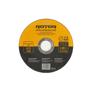 Disc abraziv pentru metal+inox ROTOR 115*1,2*22,23 set 10 - Img 2