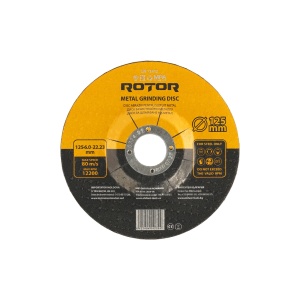 Disc abraziv pentru slefuit metal ROTOR 125*6,0*22,23