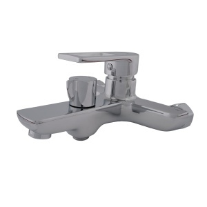 EDGE Z 09 Baterie cada zinc cu para de dus crom EDGE FLOW