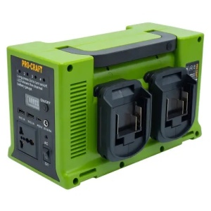 Invertor portabil pe acumulator PROCRAFT PSI20 330 W, 12 V / 5 A, Lanternă LED integrată: 10 W / 6 W - Img 3