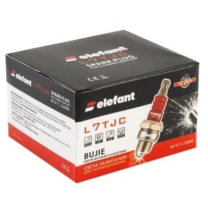 L7TJC Bujie pentru motoare 2T, 3 electrozi, M14*1.25MM, Elefant - Img 4