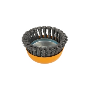 Perie de sarma tip cupa cu noduri rasucite ROTOR 125mm M14 - Img 3