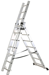 Scara multifunctionala 3x7 din aluminiu ROTOR KME307