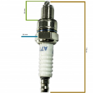 Bujie 10mm-16mm pentru motoare 4T, Elefant - Img 4