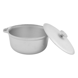 Ceaun tuci aluminiu alimentar cu capac, capacitate 3 litri ELEFANT