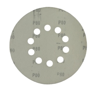 Disc abraziv pentru slefuitor cu excentric KD225.80 PROCRAFT (Set 10 buc) Diametru: 225 mm Granulatie: P80 - Img 2