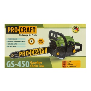 Drujba pe benzina PROCRAFT GS-450, 2 T 52 cc , 8000 rpm - Img 12