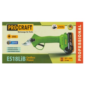 Foarfeca pe acumulator 20 V ES18LiB PROCRAFT , 20V/2Ah - Img 7