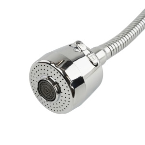 MIXXUS Para flexibila de baterie cu comanda, cromata, 2 setari jet - Img 2