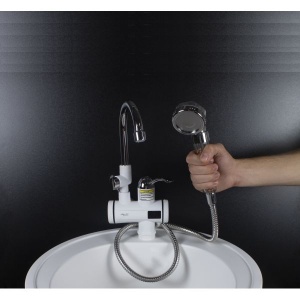 Robinet electric Elefant SC30H35X Para dus, 3000W, Afisaj LED, Cartus ceramic, Temperatura apa 30-40 grade - Img 2