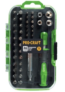 Set de biți PROCRAFT (46 piese) SS-46 - Img 3