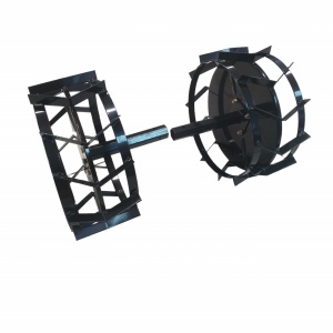 Set roti metalice 470x195 cu manicot, diametru ax 33mm, Elefant - Img 4